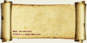 David Nedić vizit kartica